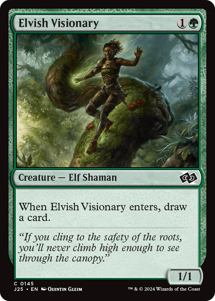 Elvish Visionary [Foundations Jumpstart] | Dragon's Lair Comics and Fantasy Houston TX