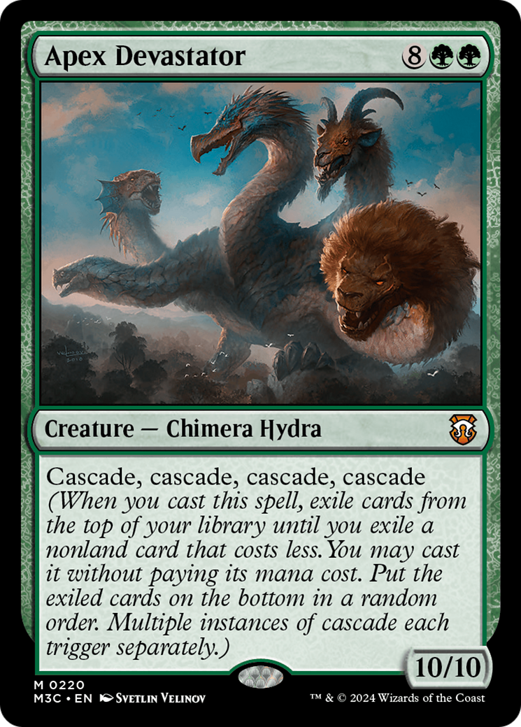 Apex Devastator (Ripple Foil) [Modern Horizons 3 Commander] | Dragon's Lair Comics and Fantasy Houston TX