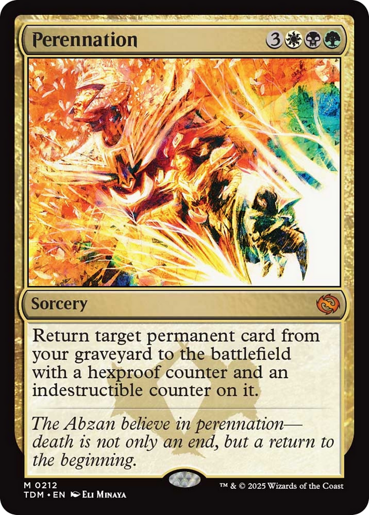 Perennation [Tarkir: Dragonstorm] | Dragon's Lair Comics and Fantasy Houston TX