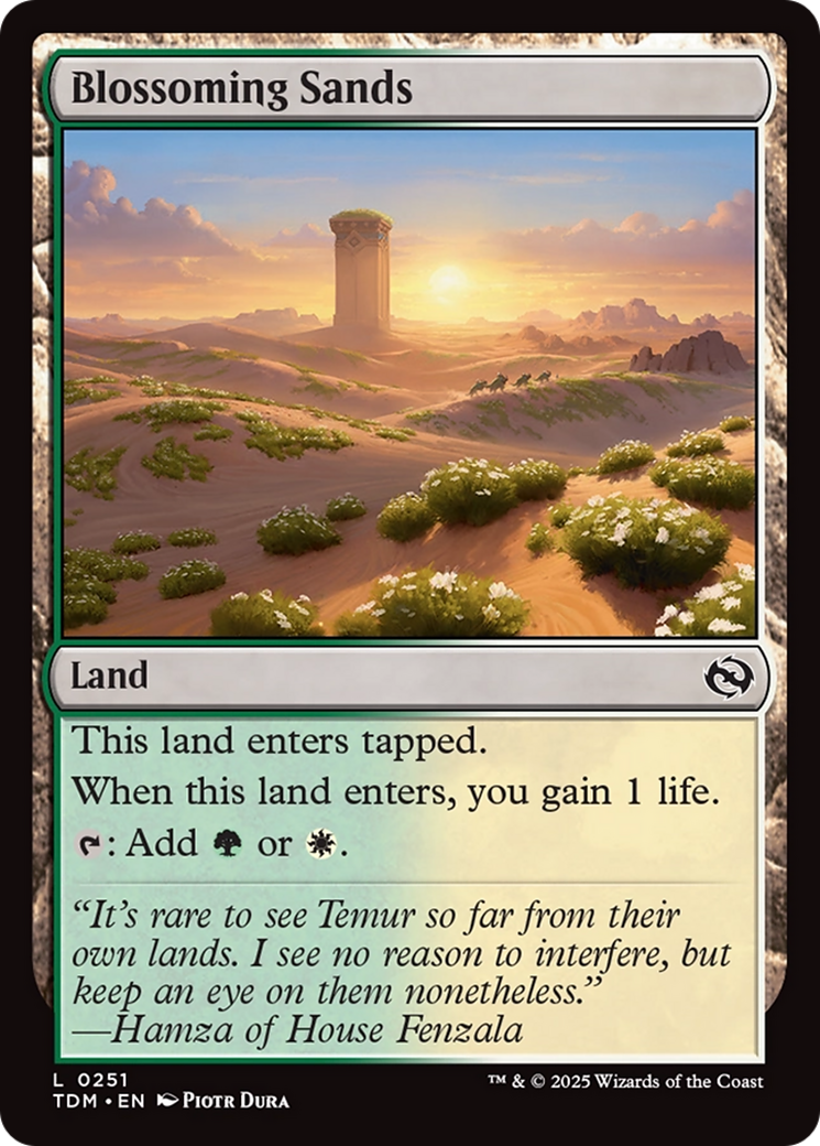 Blossoming Sands [Tarkir: Dragonstorm] | Dragon's Lair Comics and Fantasy Houston TX