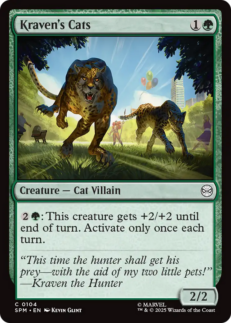 Kraven's Cats [Marvel's Spider-Man] | Dragon's Lair Comics and Fantasy Houston TX
