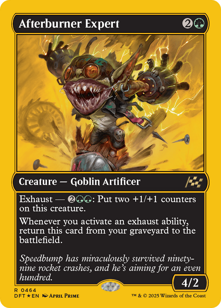 Afterburner Expert (First-Place Foil) [Aetherdrift] | Dragon's Lair Comics and Fantasy Houston TX