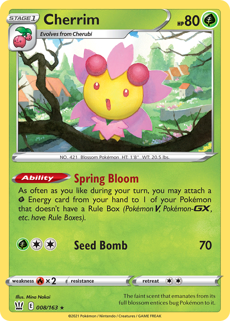 Cherrim (SWSH088) (Staff Prerelease Promo) [Sword & Shield: Black Star Promos] | Odin's Place