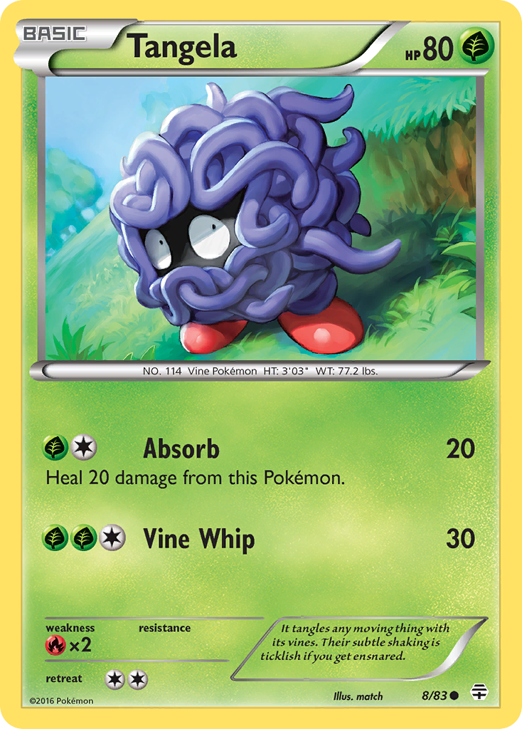 Tangela (8/83) (Toys R Us Promo) [XY: Generations] | Odin's Place