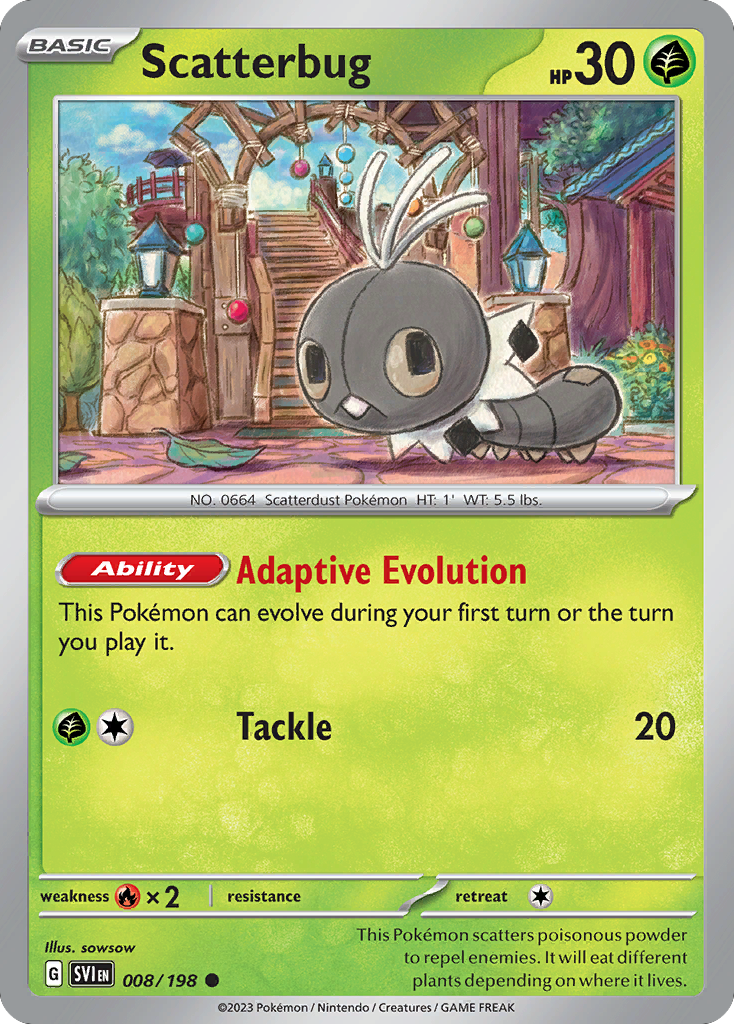 Scatterbug (005/191) [Scarlet & Violet: Surging Sparks] | Odin's Place