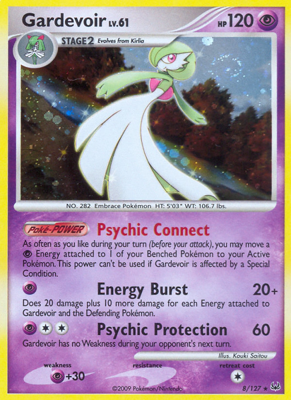Gardevoir (8/127) (Theme Deck Exclusive) [Platinum: Base Set] | Odin's Place