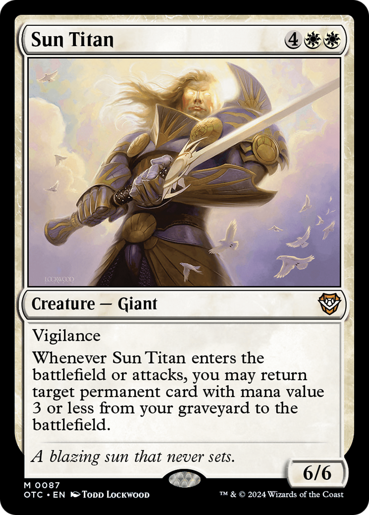 Sun Titan [Outlaws of Thunder Junction Commander] | Dragon's Lair Comics and Fantasy Houston TX
