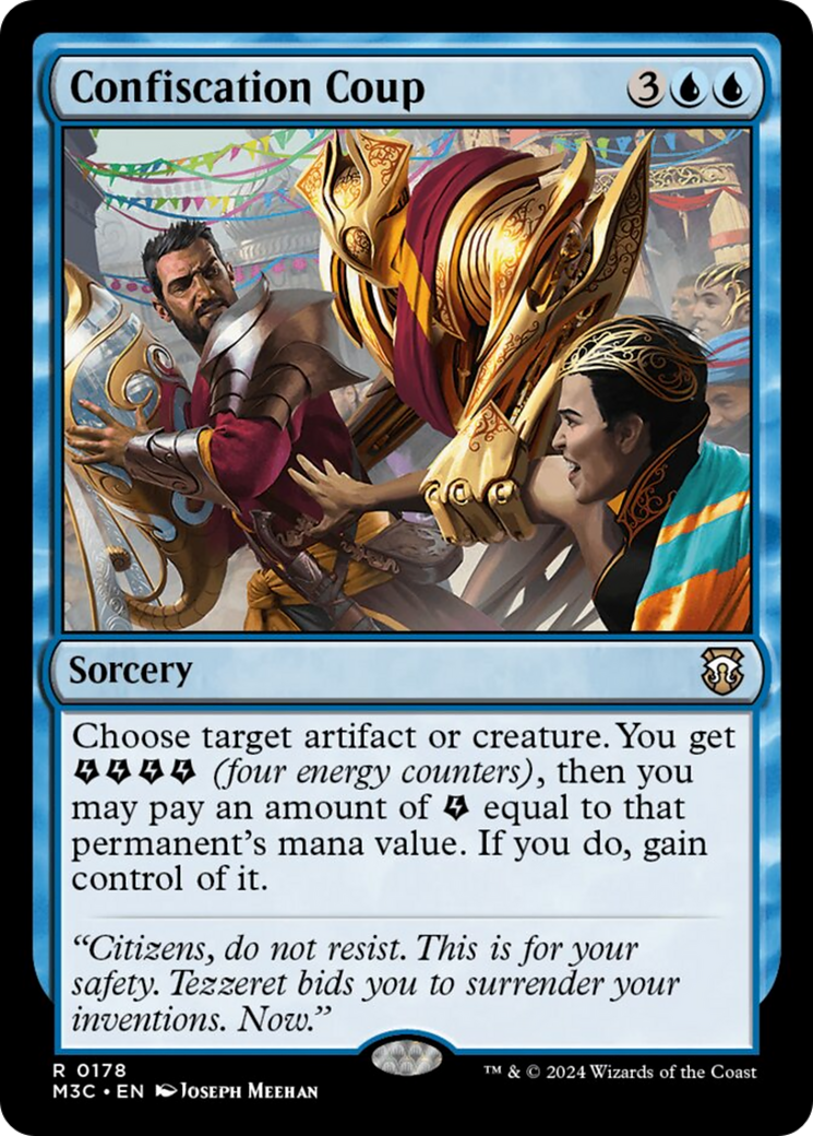 Confiscation Coup (Ripple Foil) [Modern Horizons 3 Commander] | Dragon's Lair Comics and Fantasy Houston TX