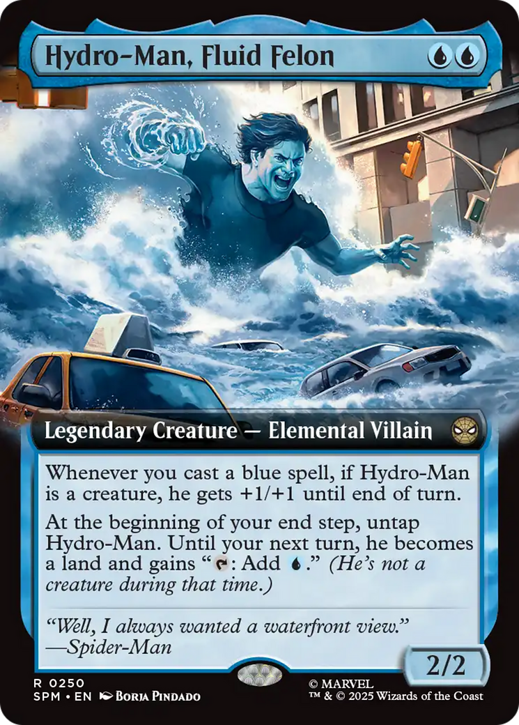 Hydro-Man, Fluid Felon (Extended Art) [Marvel's Spider-Man] | Dragon's Lair Comics and Fantasy Houston TX