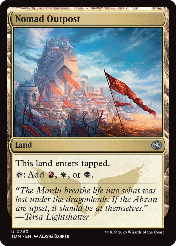 Nomad Outpost [Tarkir: Dragonstorm] | Dragon's Lair Comics and Fantasy Houston TX