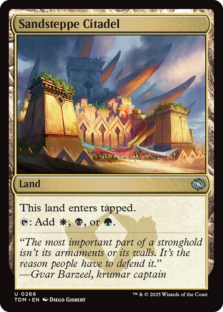Sandsteppe Citadel [Tarkir: Dragonstorm] | Dragon's Lair Comics and Fantasy Houston TX