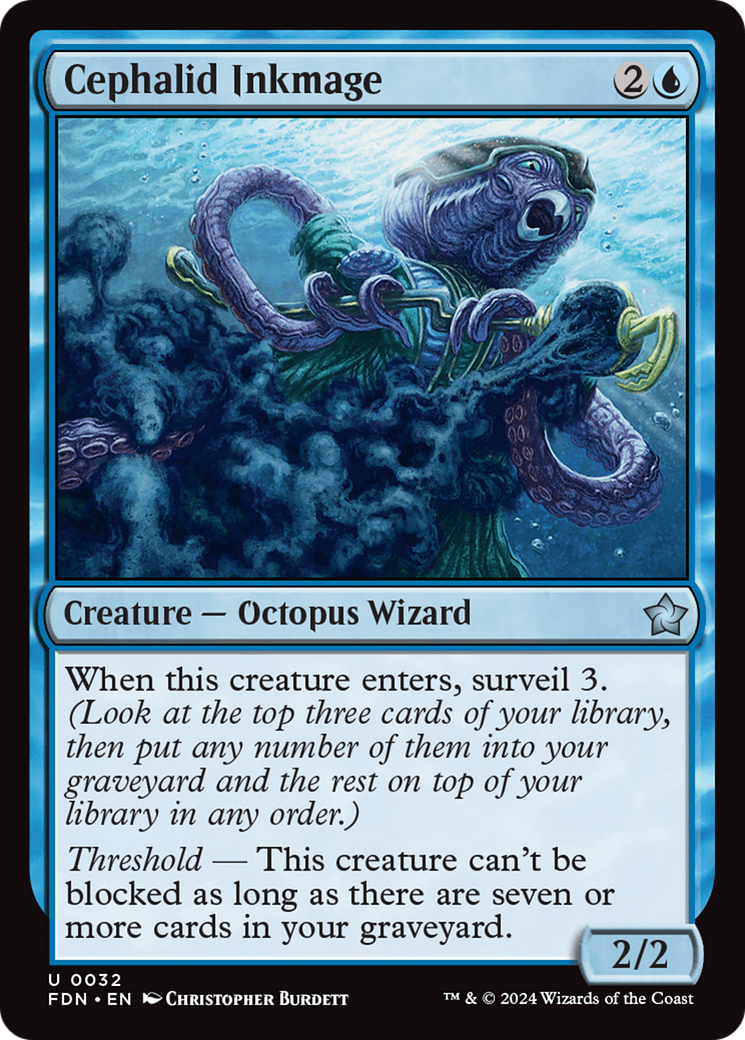 Cephalid Inkmage [Foundations] | Dragon's Lair Comics and Fantasy Houston TX