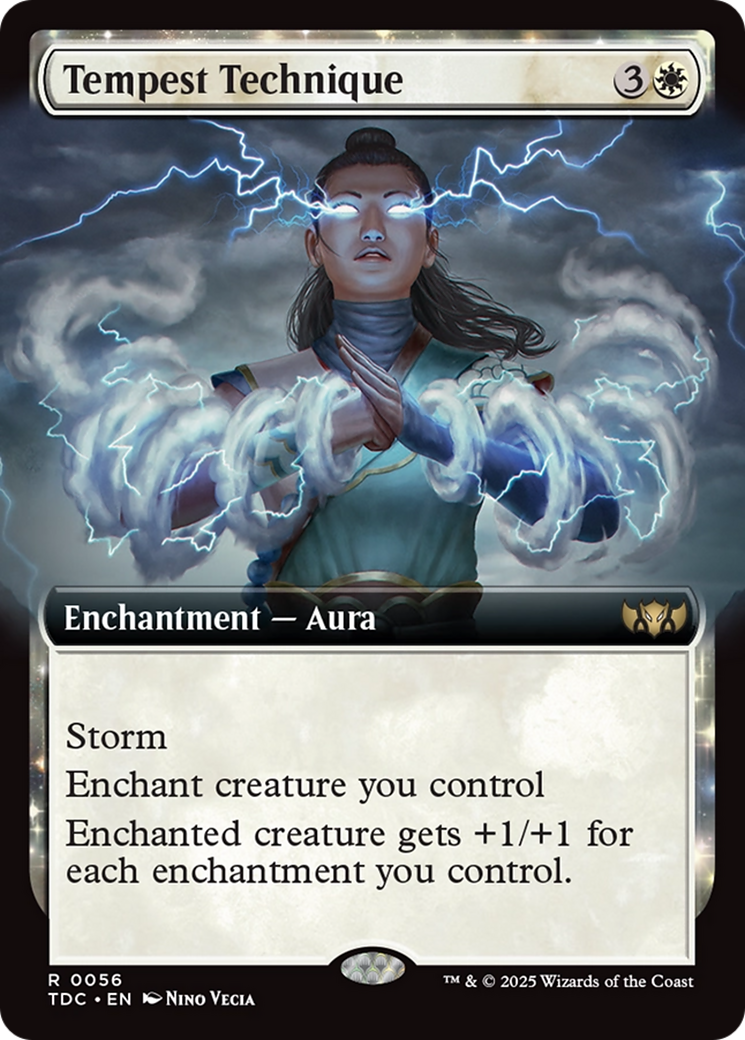 Tempest Technique (Extended Art) [Tarkir: Dragonstorm Commander] | Dragon's Lair Comics and Fantasy Houston TX