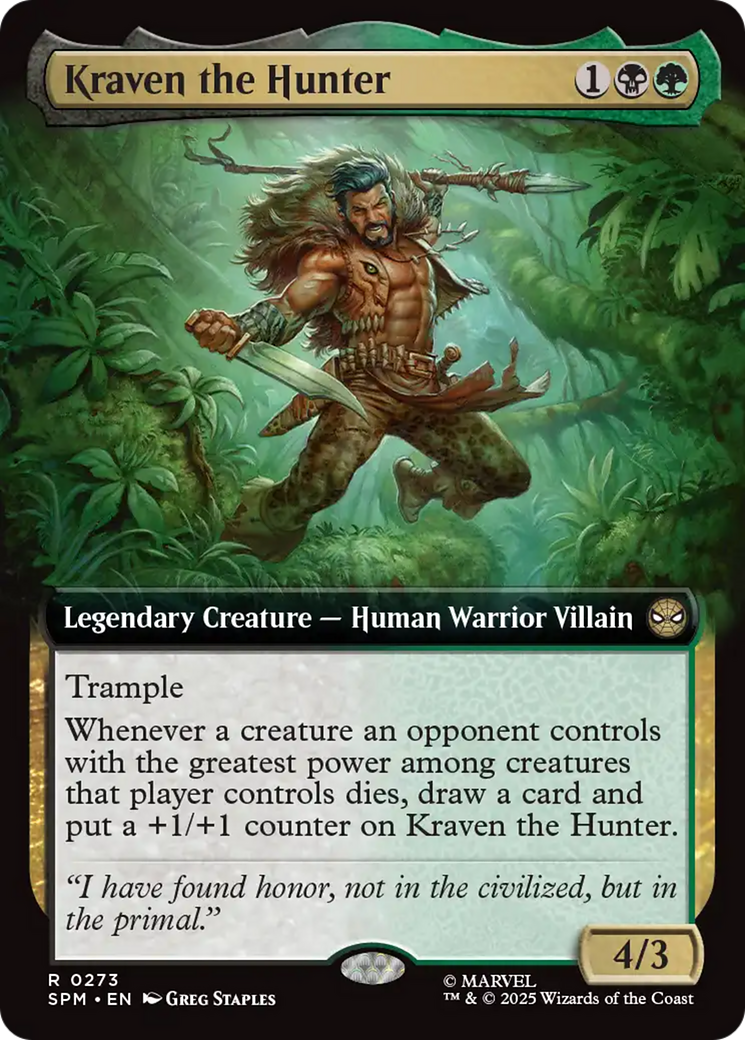 Kraven the Hunter (Extended Art) [Marvel's Spider-Man] | Dragon's Lair Comics and Fantasy Houston TX