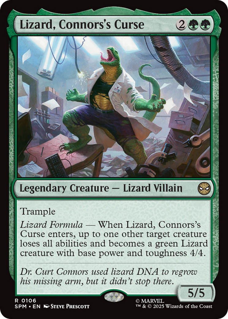 Lizard, Connors's Curse [Marvel's Spider-Man] | Dragon's Lair Comics and Fantasy Houston TX