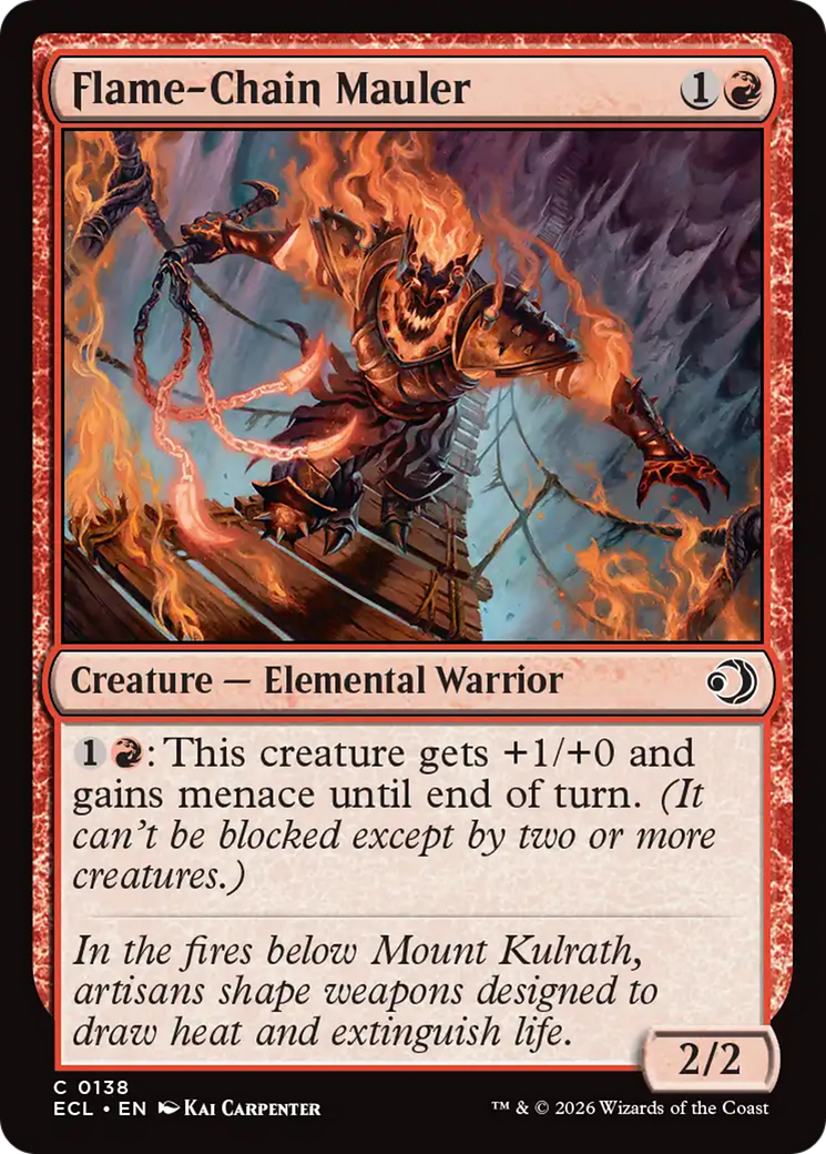 Flame-Chain Mauler [Lorwyn Eclipsed] | Odin's Place
