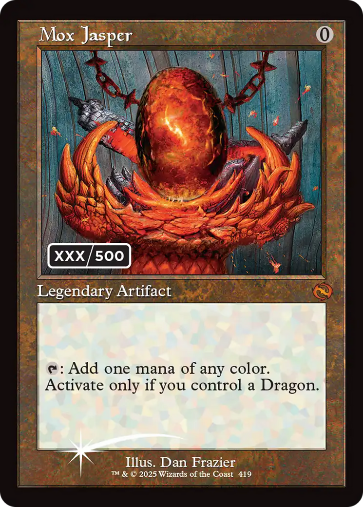 Mox Jasper (Serial Numbered) [Tarkir: Dragonstorm] | Dragon's Lair Comics and Fantasy Houston TX