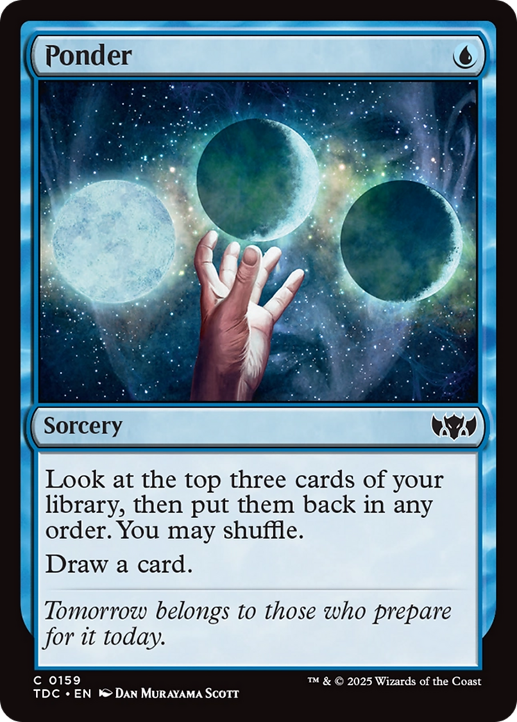 Ponder [Tarkir: Dragonstorm Commander] | Dragon's Lair Comics and Fantasy Houston TX