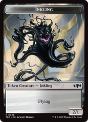 Inkling // Insect (0023) Double-Sided Token [Tarkir: Dragonstorm Commander Tokens] | Dragon's Lair Comics and Fantasy Houston TX