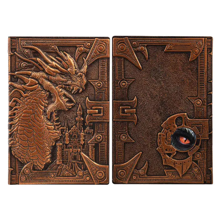 QMDirect 3D Faux-Leather Notebook / Journal - Bronze Dragon | Dragon's Lair Comics and Fantasy Houston TX