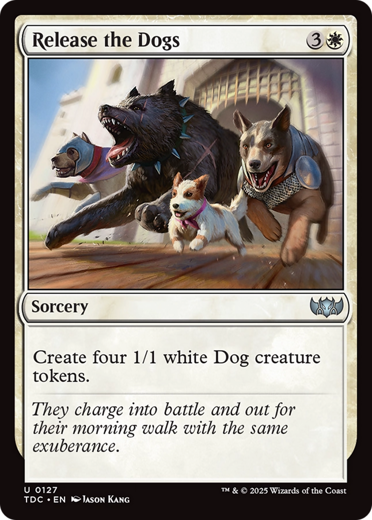Release the Dogs [Tarkir: Dragonstorm Commander] | Dragon's Lair Comics and Fantasy Houston TX