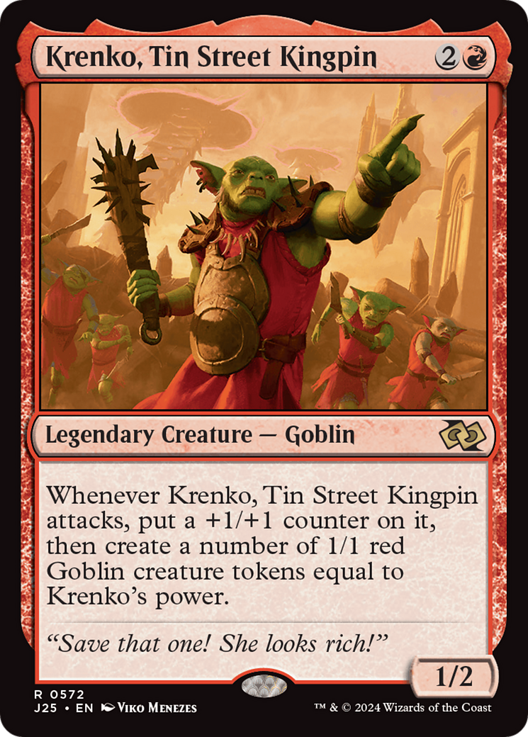 Krenko, Tin Street Kingpin [Foundations Jumpstart] | Dragon's Lair Comics and Fantasy Houston TX