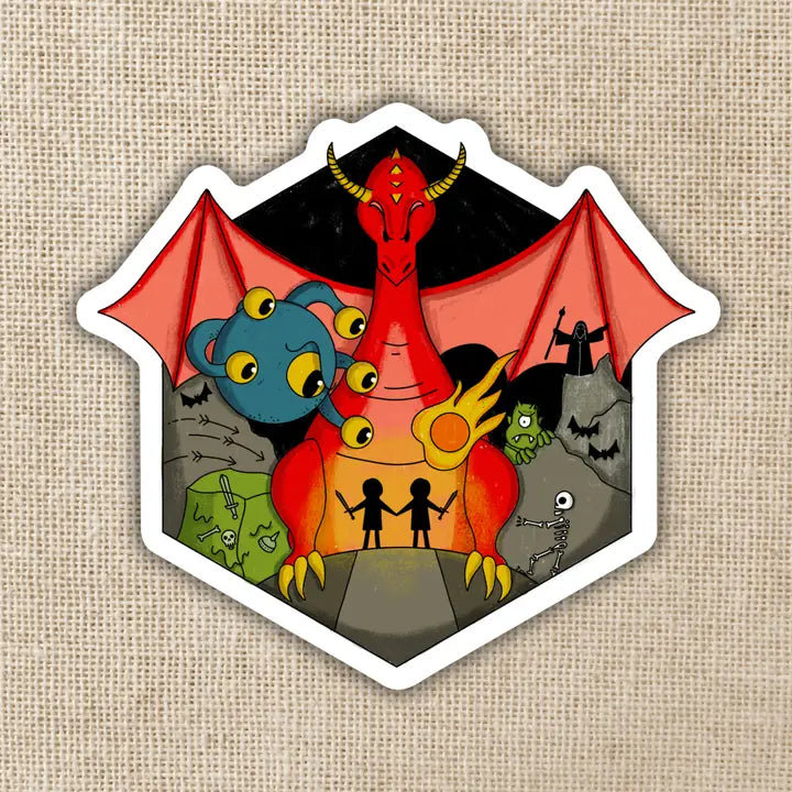 Kingdom of Threads: Vinyl Printed Sticker 4-Packs | Odin's Place