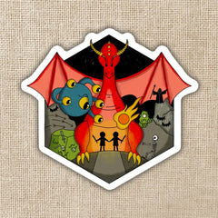 Kingdom of Threads: Vinyl Printed Sticker 4-Packs | Odin's Place