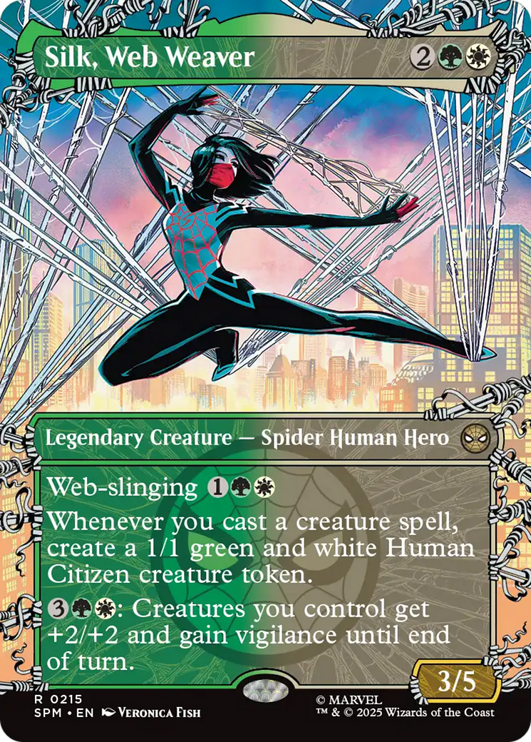 Silk, Web Weaver (Borderless) [Marvel's Spider-Man] | Dragon's Lair Comics and Fantasy Houston TX