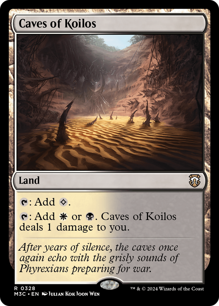 Caves of Koilos (Ripple Foil) [Modern Horizons 3 Commander] | Dragon's Lair Comics and Fantasy Houston TX