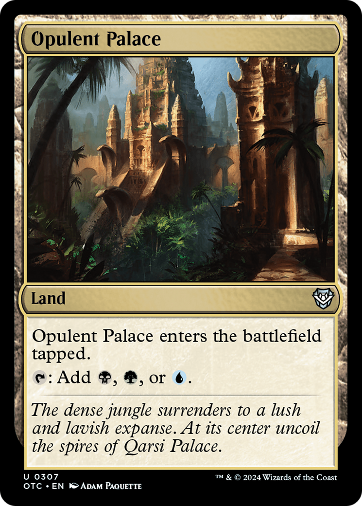 Opulent Palace [Outlaws of Thunder Junction Commander] | Dragon's Lair Comics and Fantasy Houston TX