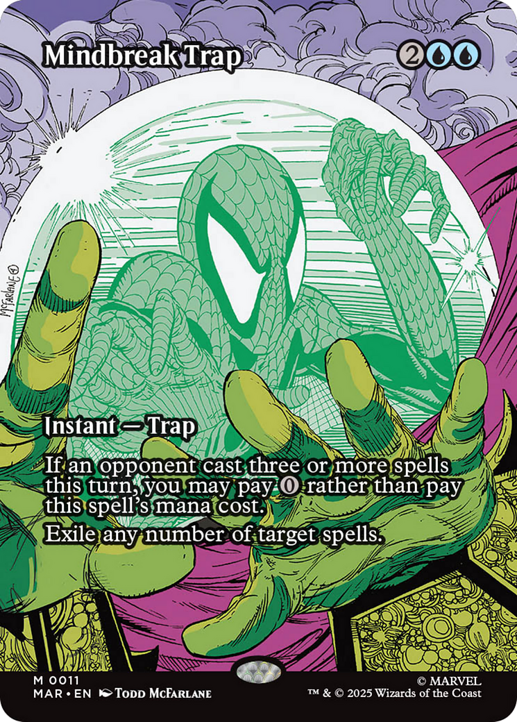 Mindbreak Trap (Borderless) [Marvel's Spider-Man: Eternal-Legal] | Dragon's Lair Comics and Fantasy Houston TX