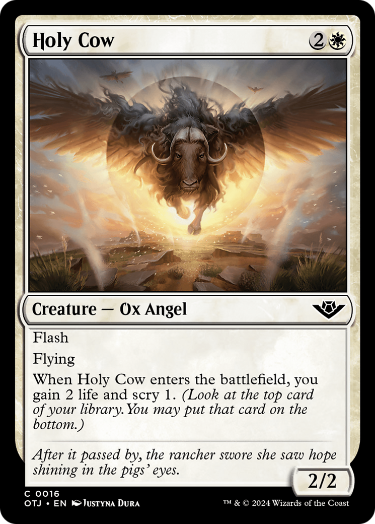 Holy Cow [Outlaws of Thunder Junction] | Dragon's Lair Comics and Fantasy Houston TX