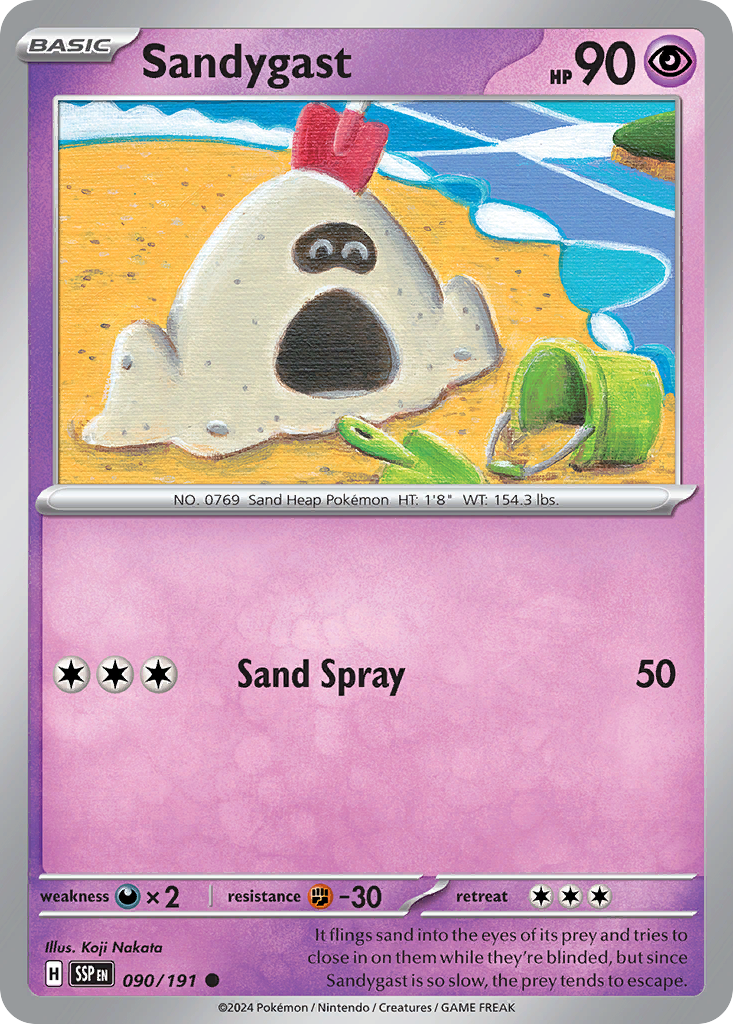 Sandygast (090/191) [Scarlet & Violet: Surging Sparks] | Odin's Place