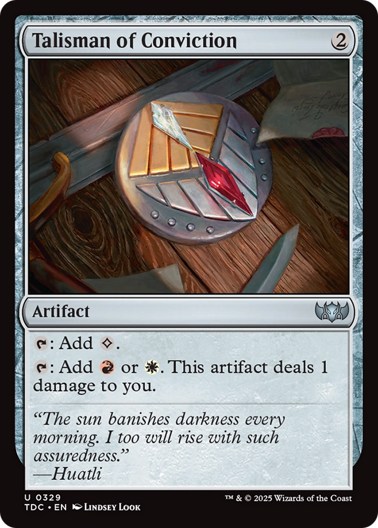 Talisman of Conviction [Tarkir: Dragonstorm Commander] | Dragon's Lair Comics and Fantasy Houston TX