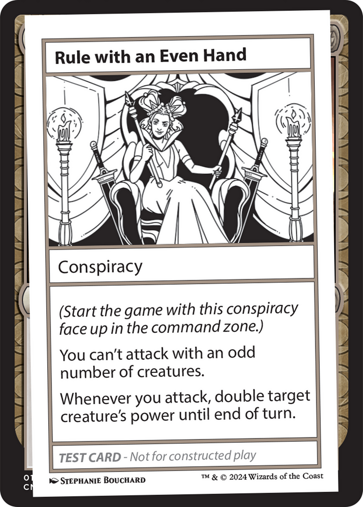Rule with an Even Hand [Mystery Booster 2 Playtest Cards] | Dragon's Lair Comics and Fantasy Houston TX
