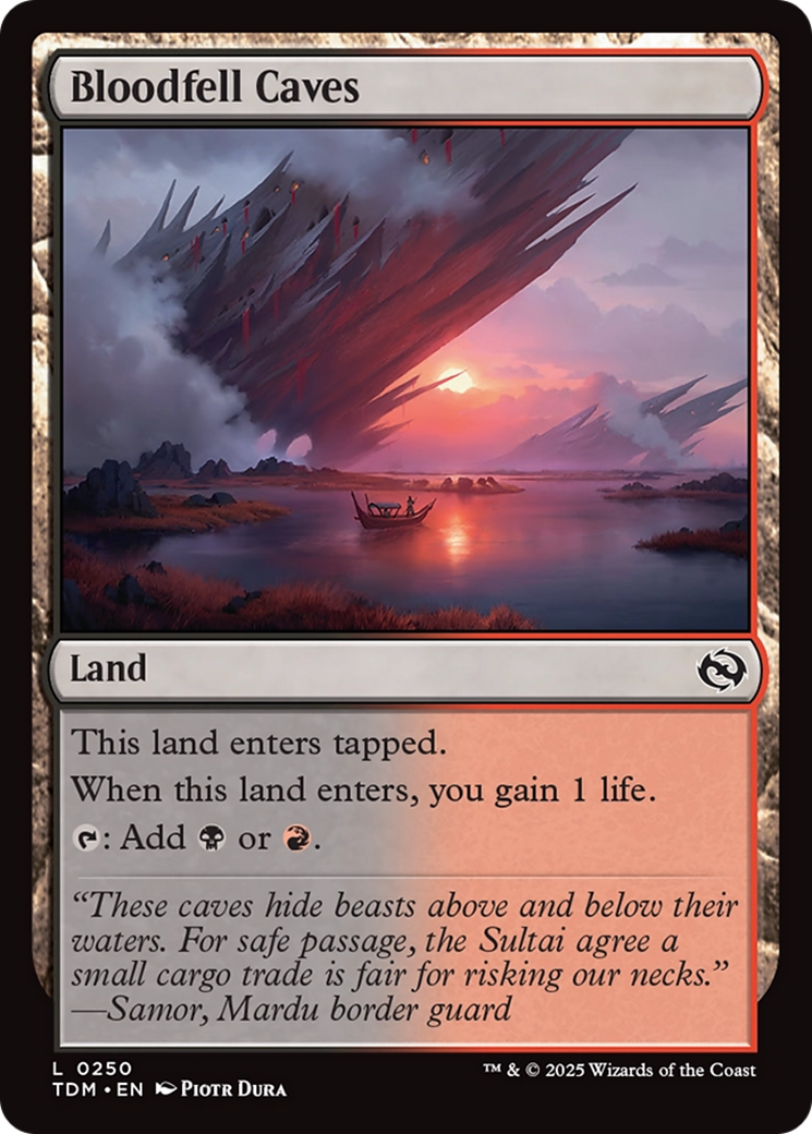 Bloodfell Caves [Tarkir: Dragonstorm] | Dragon's Lair Comics and Fantasy Houston TX