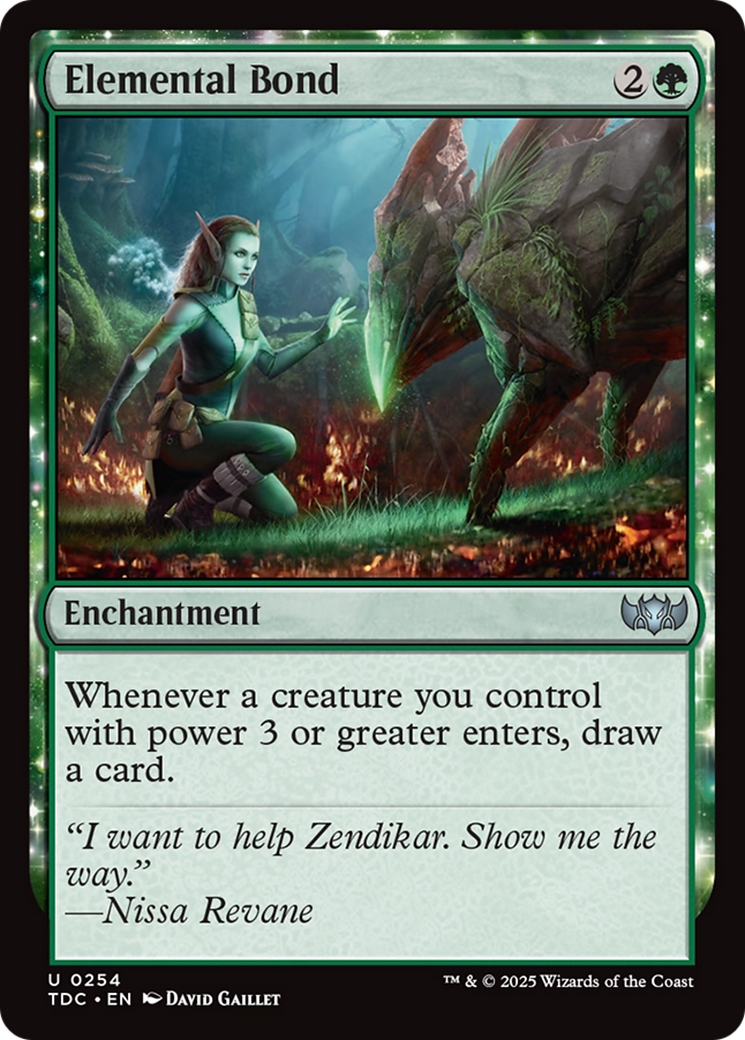 Elemental Bond [Tarkir: Dragonstorm Commander] | Dragon's Lair Comics and Fantasy Houston TX
