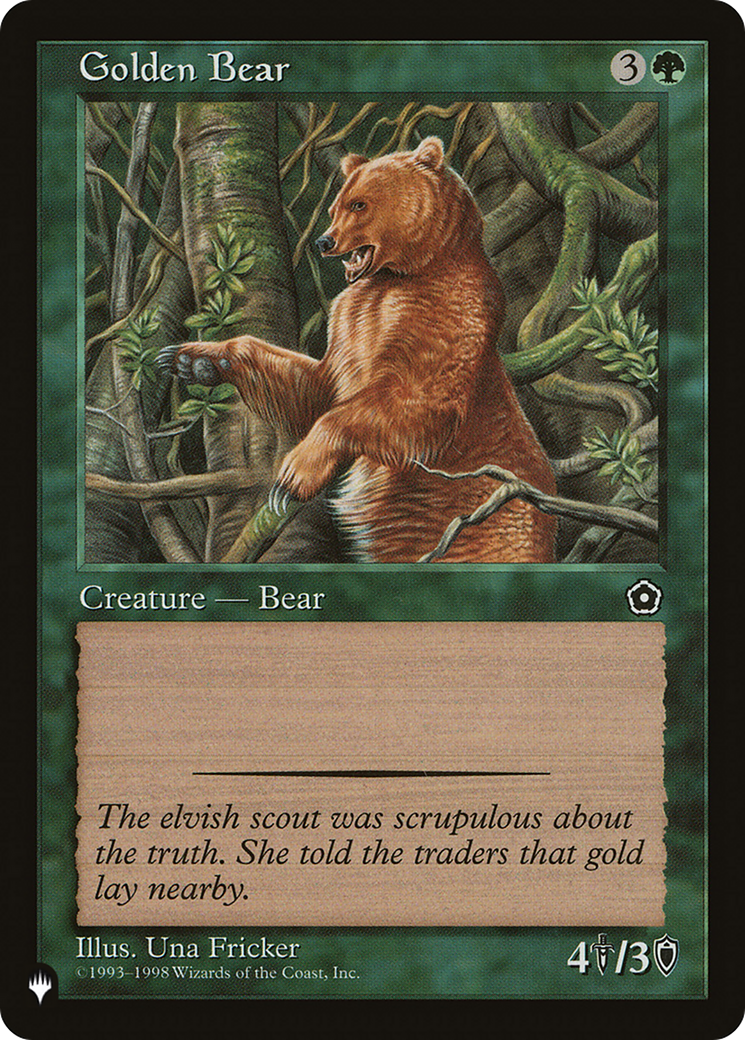 Golden Bear [The List] | Dragon's Lair Comics and Fantasy Houston TX