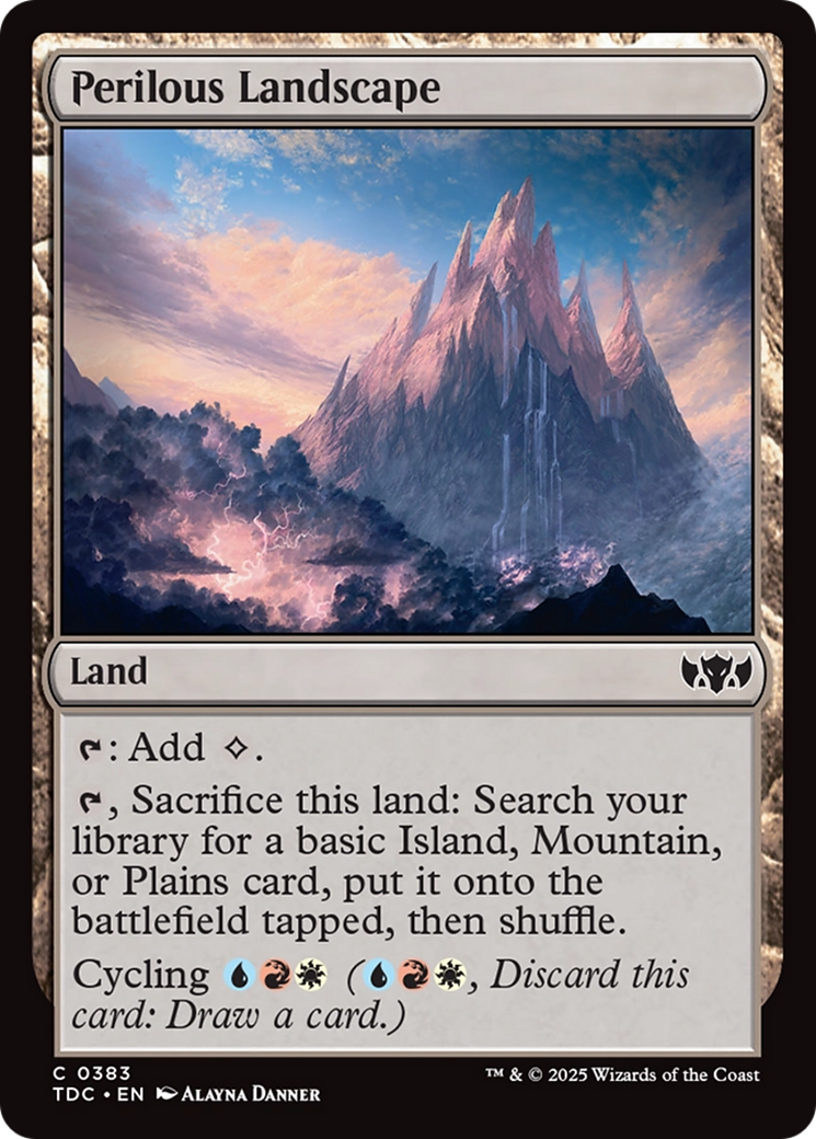 Perilous Landscape [Tarkir: Dragonstorm Commander] | Dragon's Lair Comics and Fantasy Houston TX