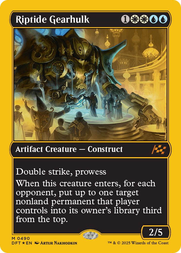 Riptide Gearhulk (First-Place Foil) [Aetherdrift] | Dragon's Lair Comics and Fantasy Houston TX