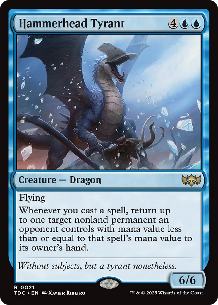 Hammerhead Tyrant [Tarkir: Dragonstorm Commander] | Dragon's Lair Comics and Fantasy Houston TX