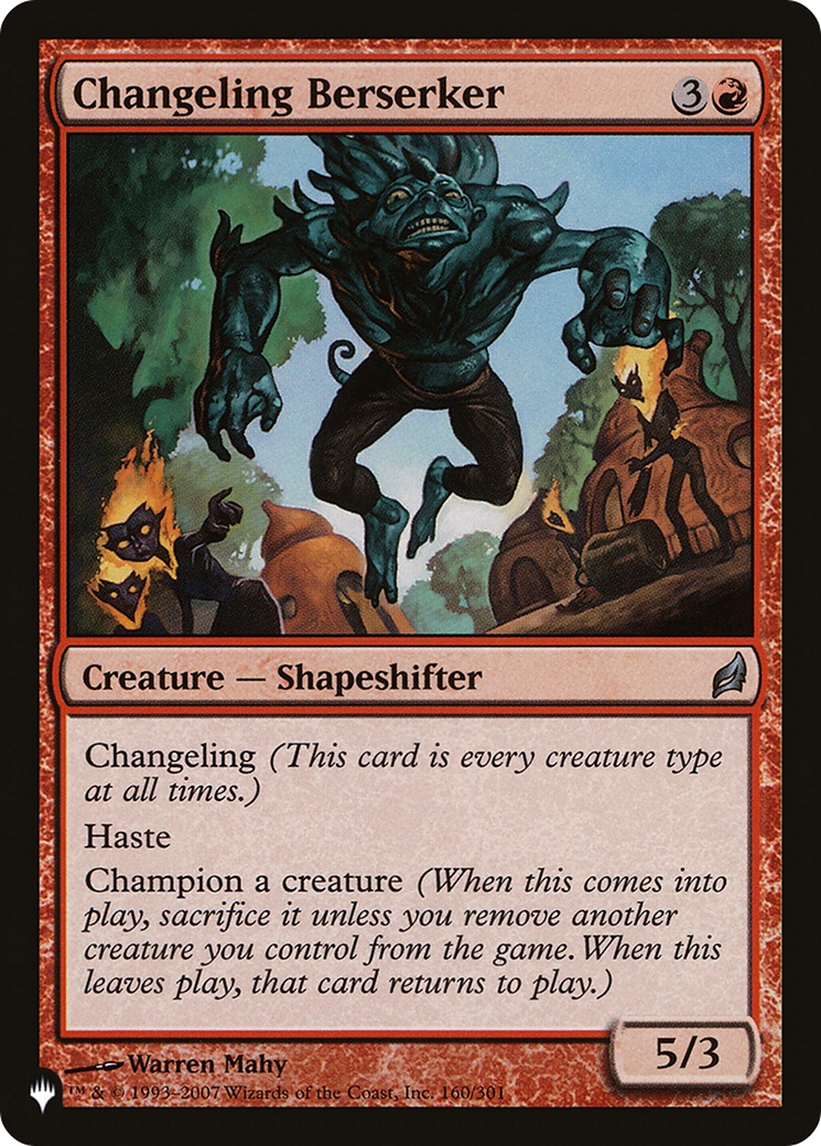 Changeling Berserker [The List] | Dragon's Lair Comics and Fantasy Houston TX