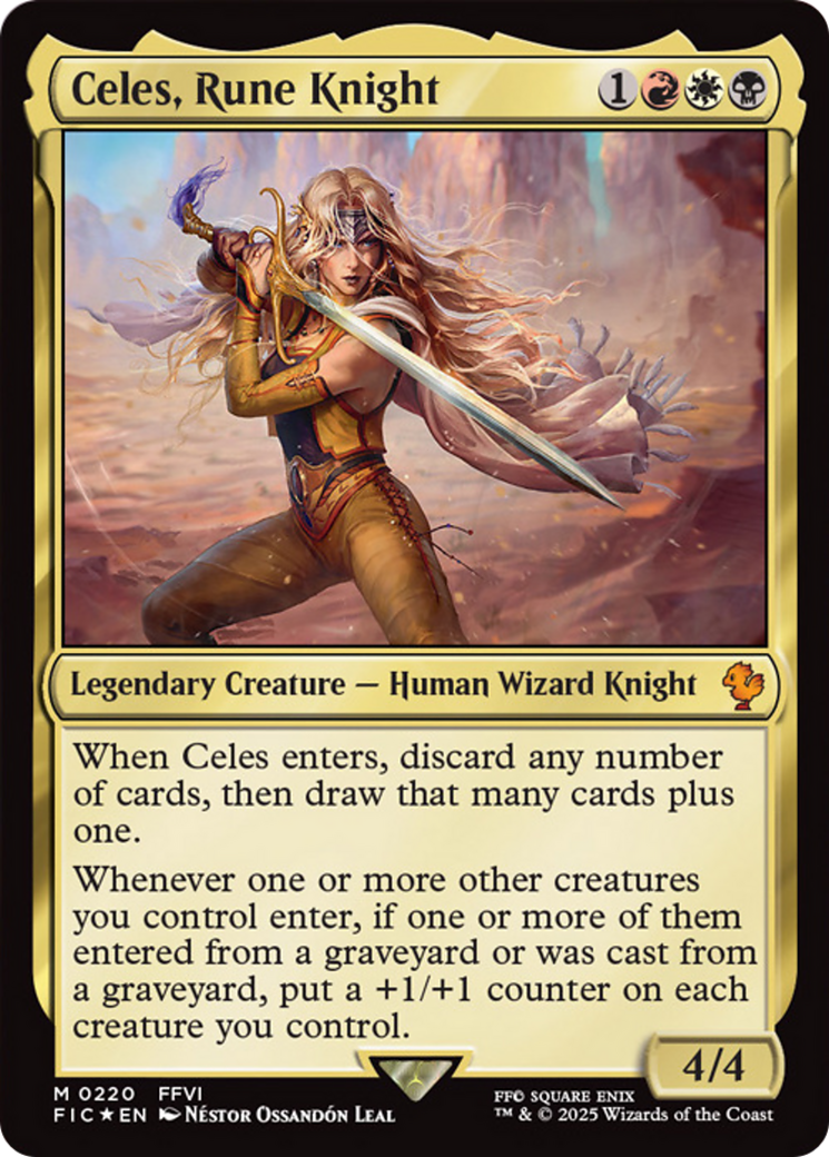 Celes, Rune Knight [FINAL FANTASY Commander] | Dragon's Lair Comics and Fantasy Houston TX