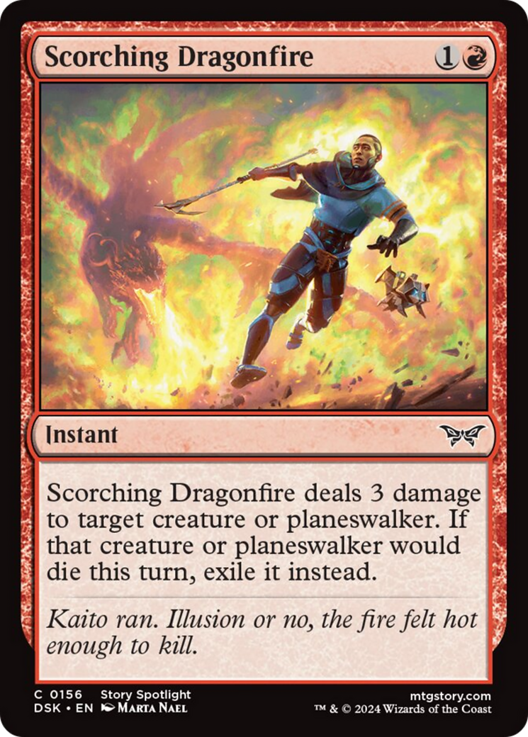 Scorching Dragonfire [Duskmourn: House of Horror] | Dragon's Lair Comics and Fantasy Houston TX
