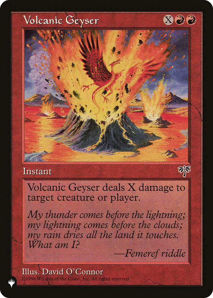 Volcanic Geyser [The List] | Dragon's Lair Comics and Fantasy Houston TX
