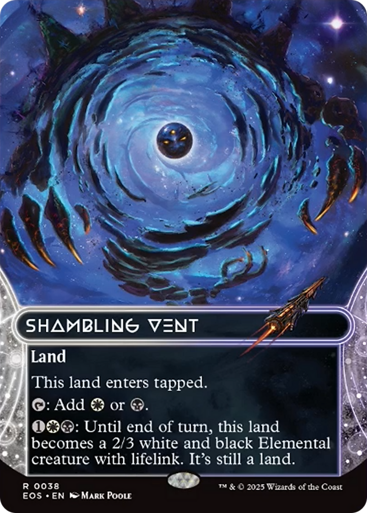 Shambling Vent (0038) (Borderless) [Edge of Eternities: Stellar Sights] | Dragon's Lair Comics and Fantasy Houston TX