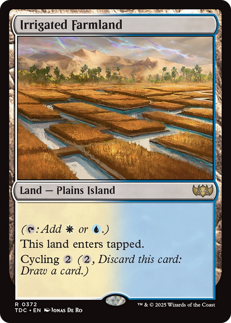 Irrigated Farmland [Tarkir: Dragonstorm Commander] | Dragon's Lair Comics and Fantasy Houston TX