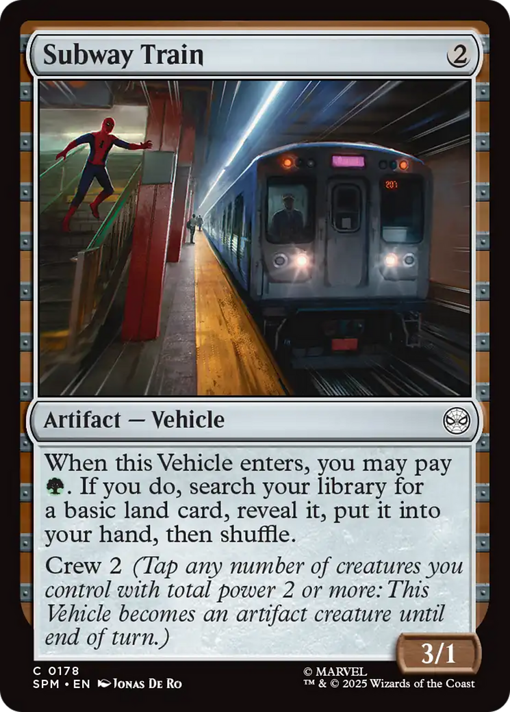 Subway Train [Marvel's Spider-Man] | Dragon's Lair Comics and Fantasy Houston TX