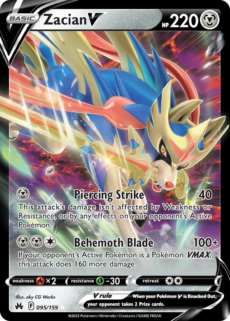 Zacian V (016/025) (Psychic Elegance - Tord Reklev) [World Championships 2023] | Odin's Place